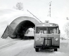 Vid vägporten i Grängesberg